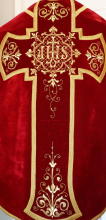 Red Antique Roman Vestment 9130